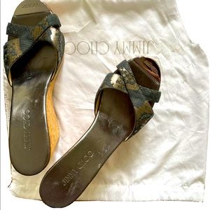 jimmy choo wedge sandals